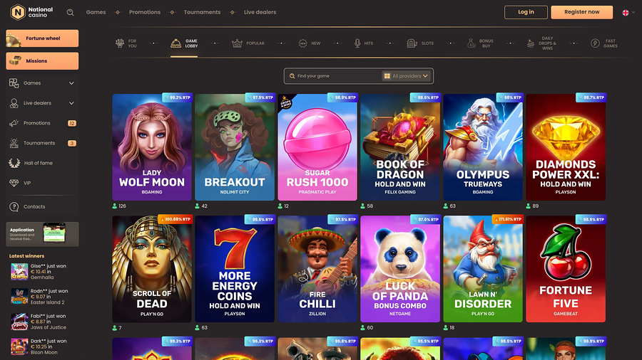 National Casino Desktop Games