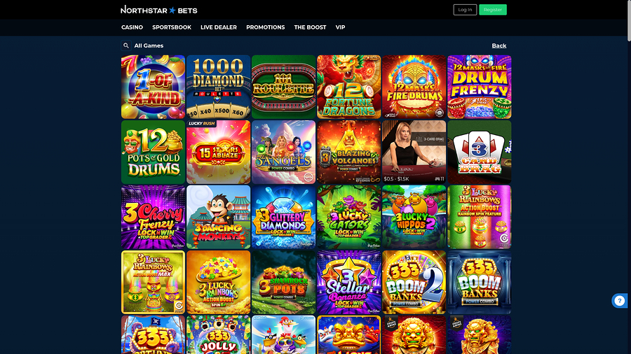 NorthStar Bets Casino Desktop Games
