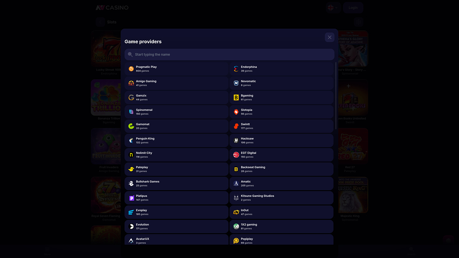 NV Casino Desktop Game Developers