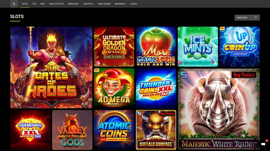 Olympusbet Casino Desktop Games