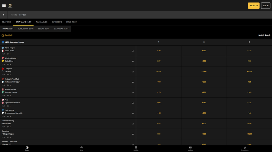 Olympusbet Casino Desktop Sports