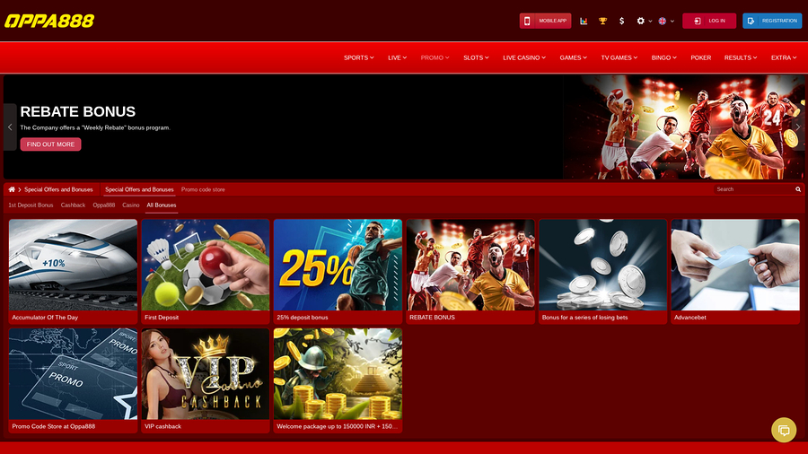 Oppa 888 Desktop Promotions