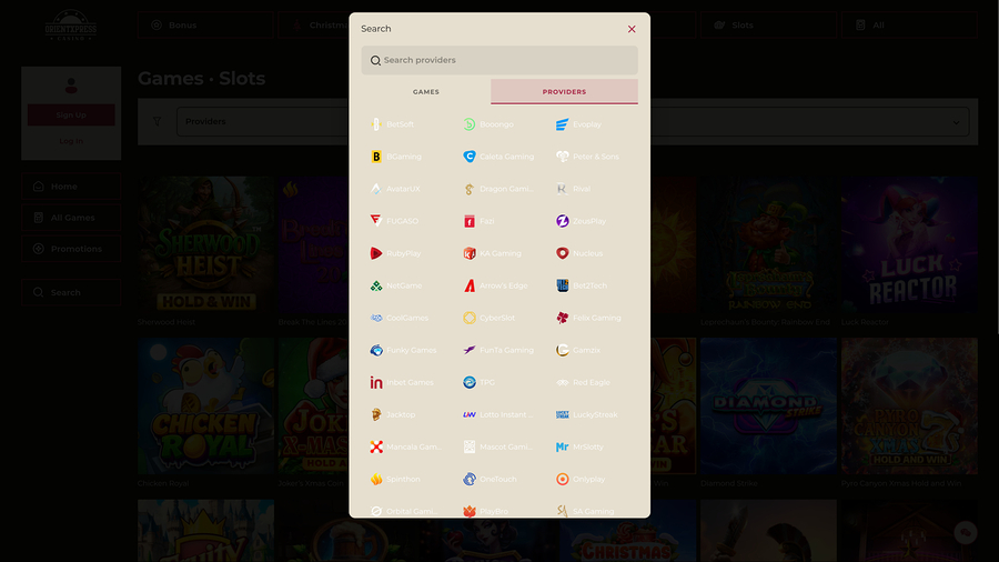 OrientXpress Casino Desktop Game Developers
