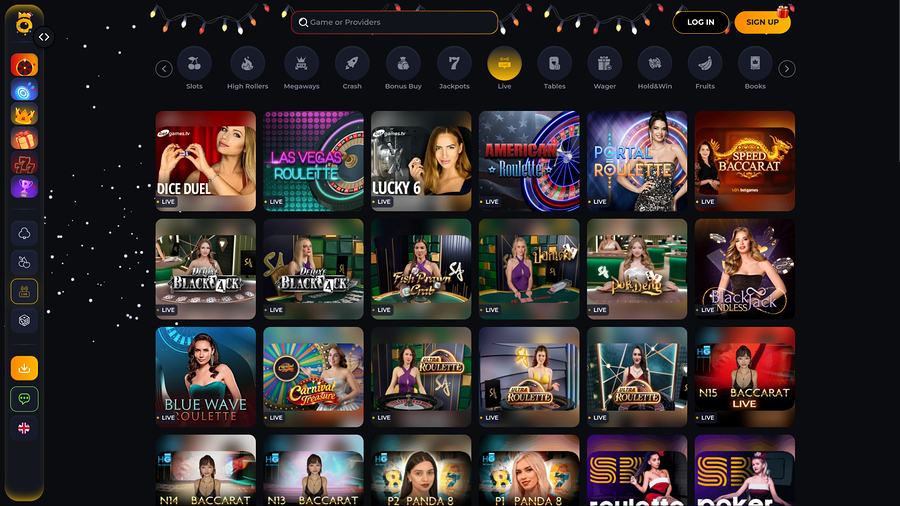 Oro Casino Live Dealer
