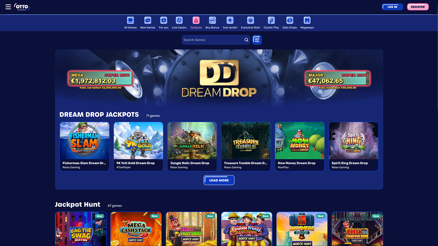 Otto Casinos jackpott på datorn