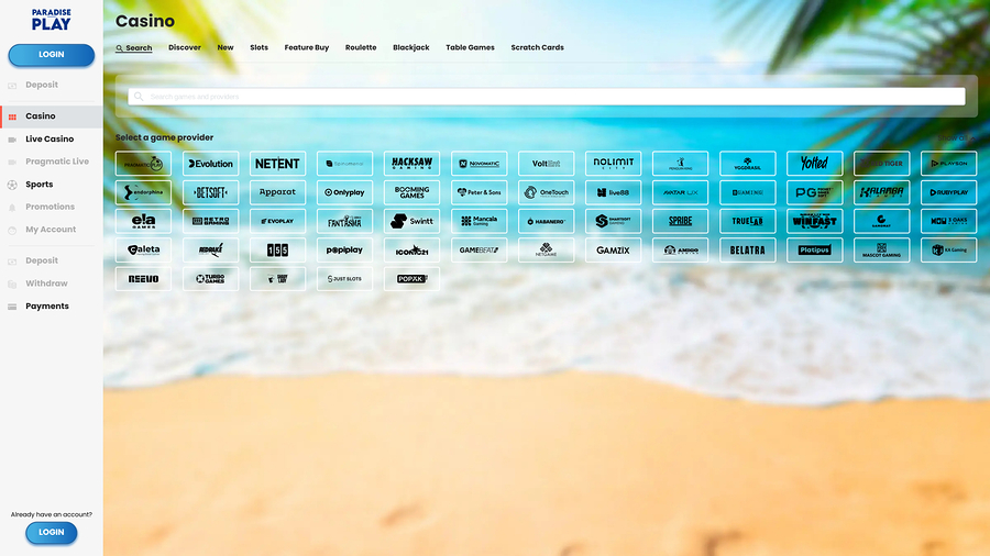 ParadisePlay Casino Game Developers