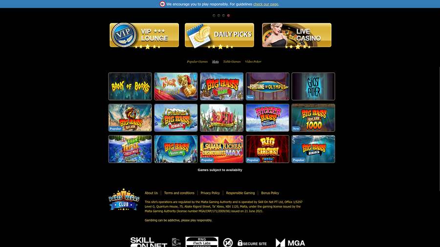 Paris Vegas Casino Desktop Games