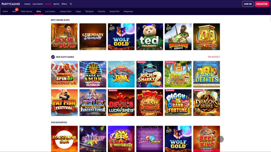 PartyCasino Desktop Games