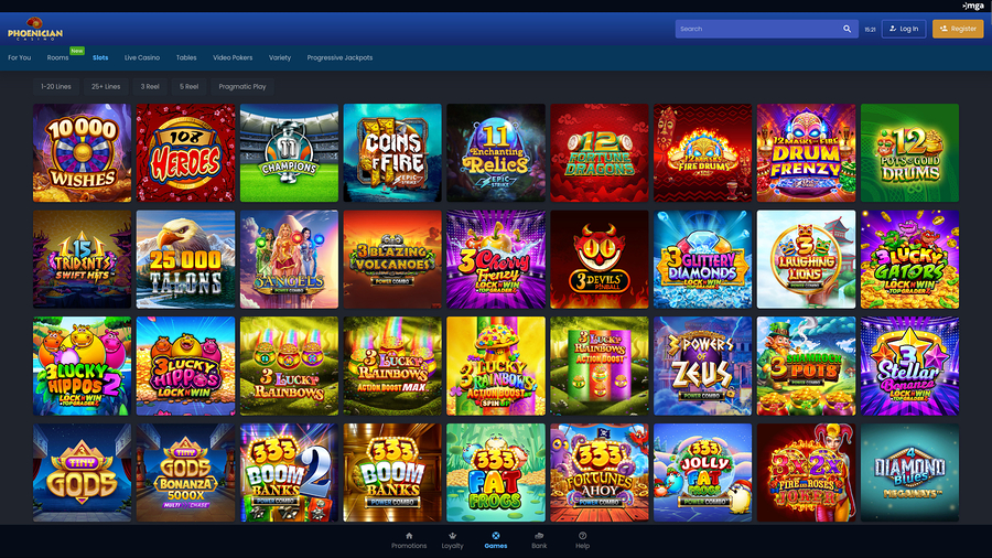 Phoenician Casino Desktop Games