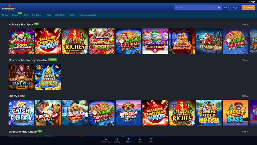 Phoenician Casino Desktop Rooms