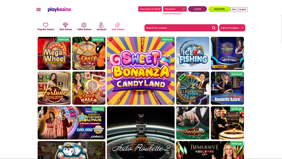 Play Kasino Desktop Live Dealer