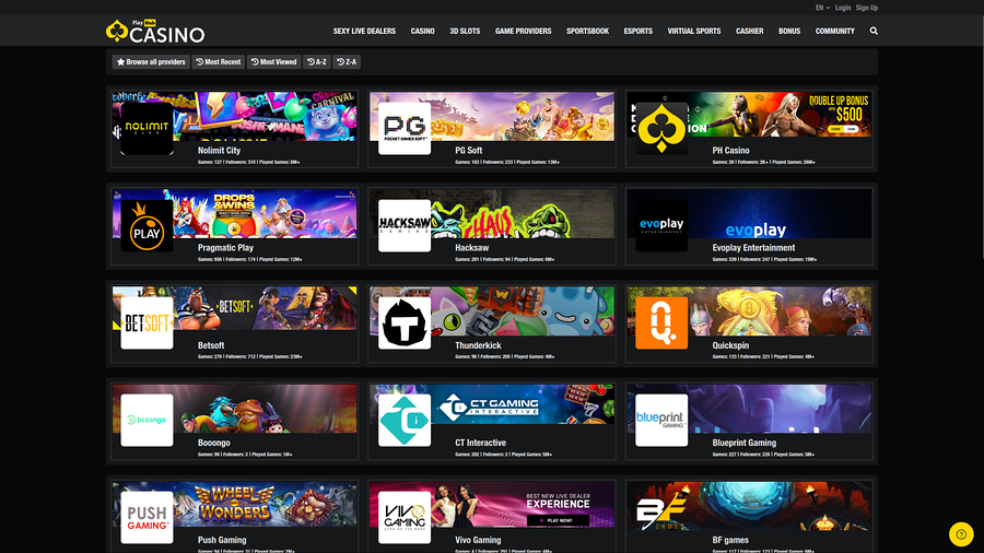 Playhub Casino Desktop Game Developers