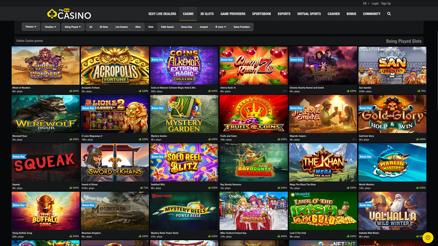 Playhub Casino Desktop Games