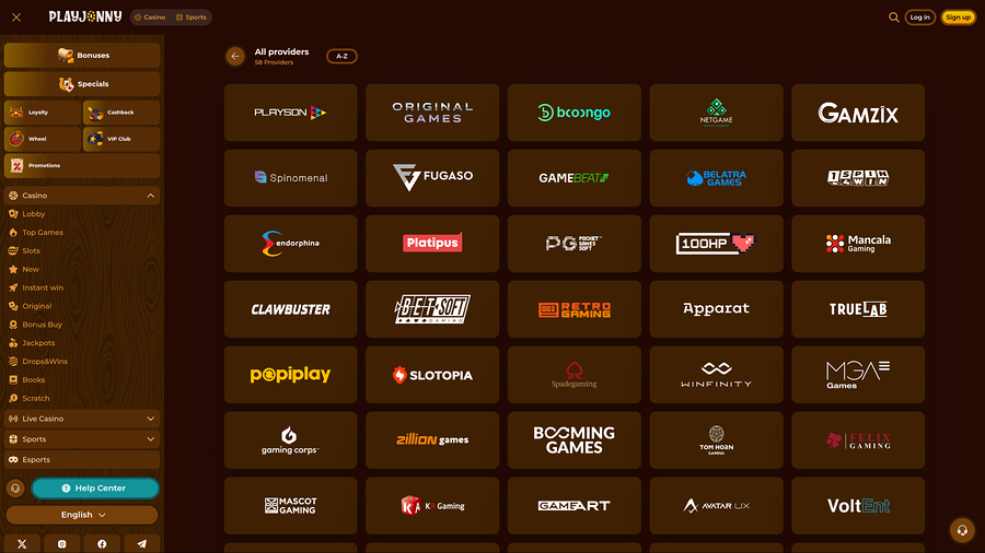 PlayJonny Casino Desktop Game Developers