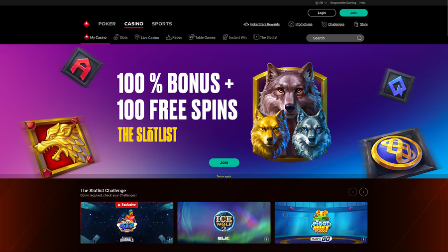 PokerStars Desktop Homepage