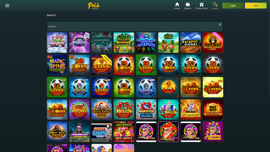 Pokie Spins Casino Desktop Jackpot
