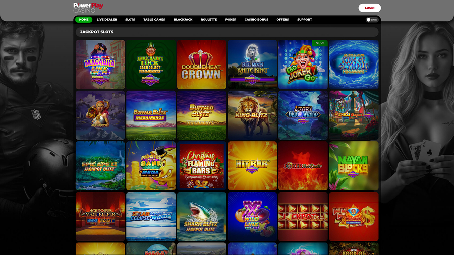 PowerPlay Casino Desktop Jackpot