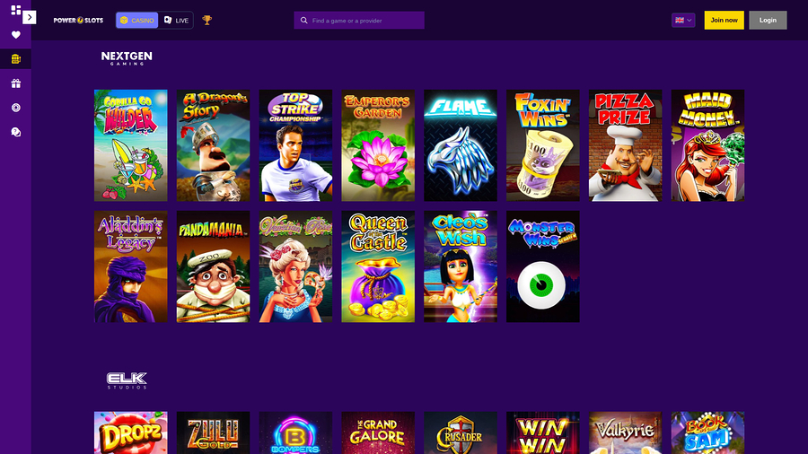 Power Slots Casino Desktop Game Developers