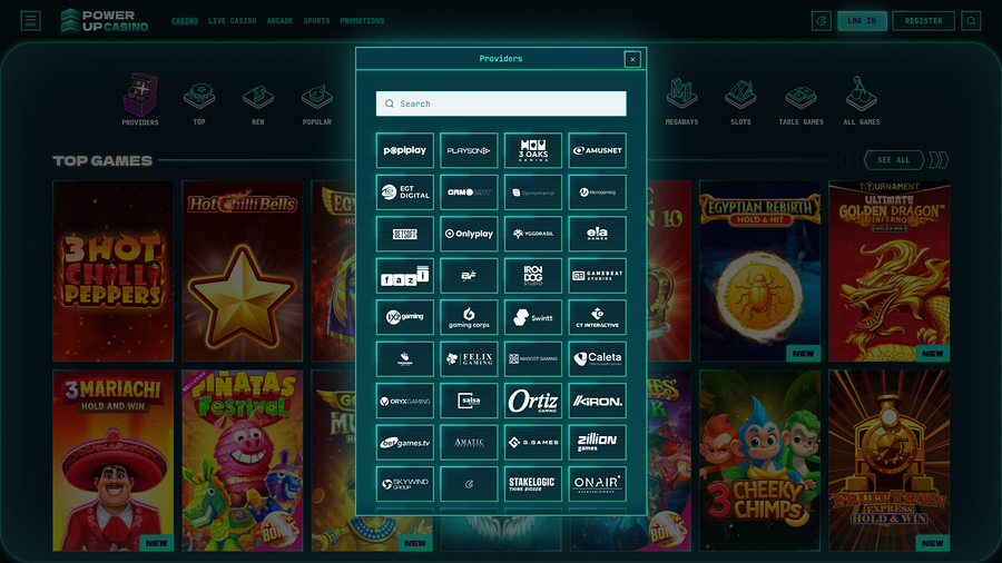 PowerUp Casino Desktop Game Developers