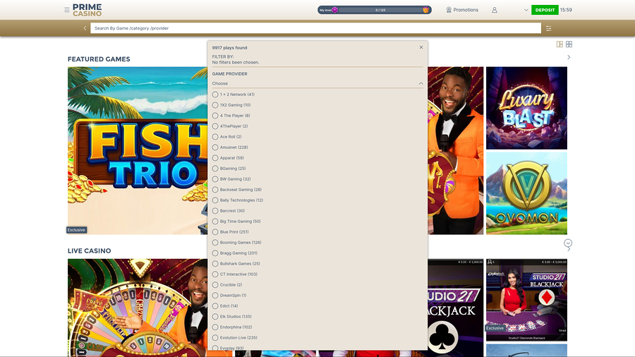 Prime Casino Desktop Game Developers