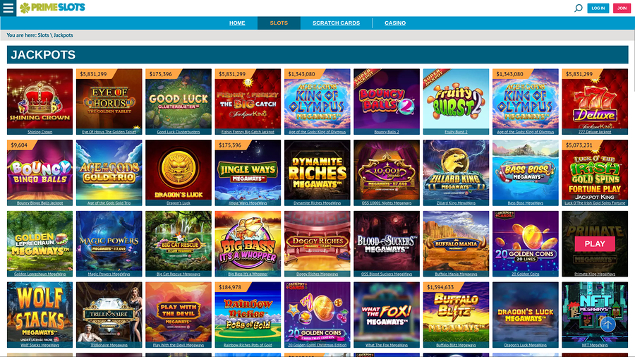Prime Slots Desktop Jackpot