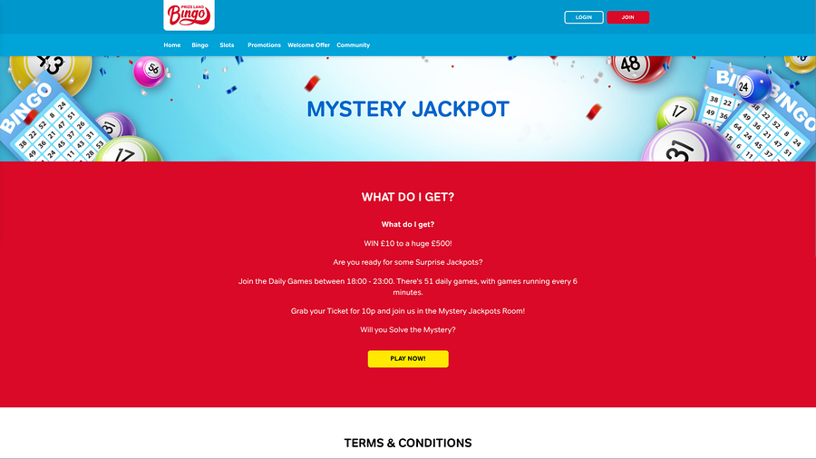 Prize Land Bingo Casino Desktop Jackpot