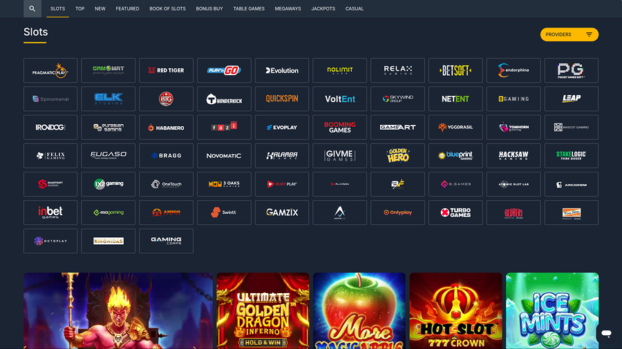 Desarrolladores de juegos de escritorio de PureBets Casino
