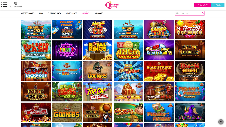 Queen Play Casino Desktop Jackpot