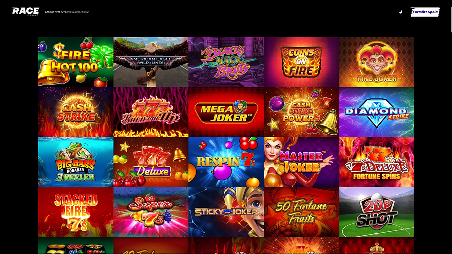 Race Casino Desktop Games