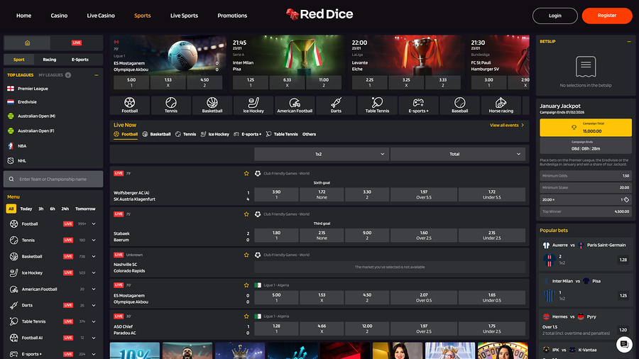Red Dice Casino Deportes de escritorio