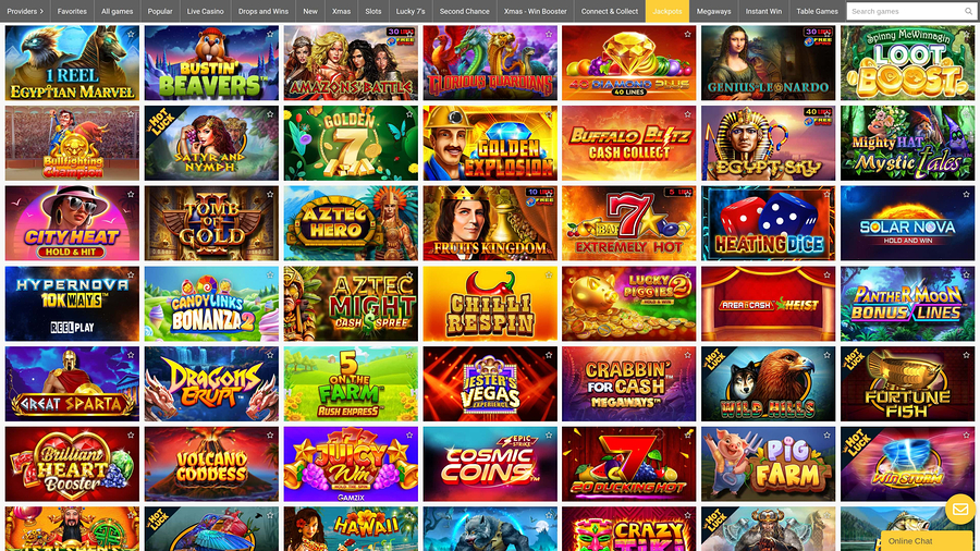 ReloadBet Casino Desktop Jackpot