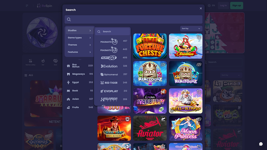 ReSpin Casino Desktop Game Developers
