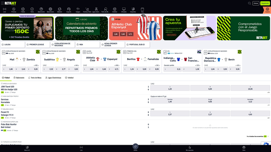 RetaBet Desktop Sports