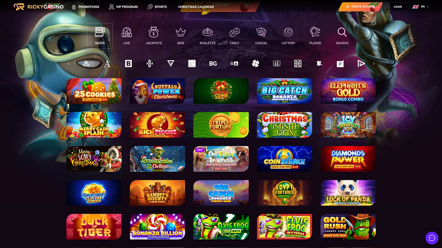 Ricky Casino Desktop Games
