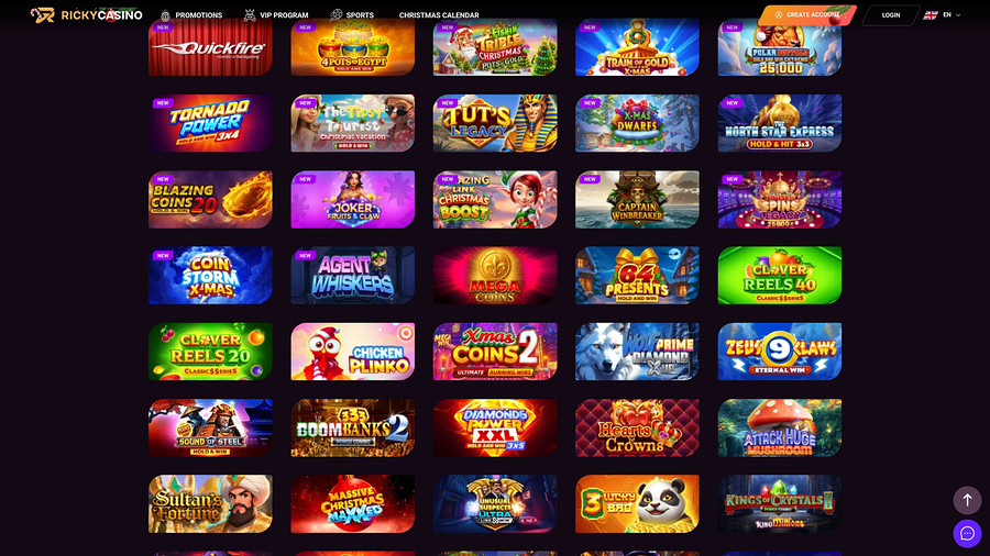 Ricky Casino Desktop Jackpot