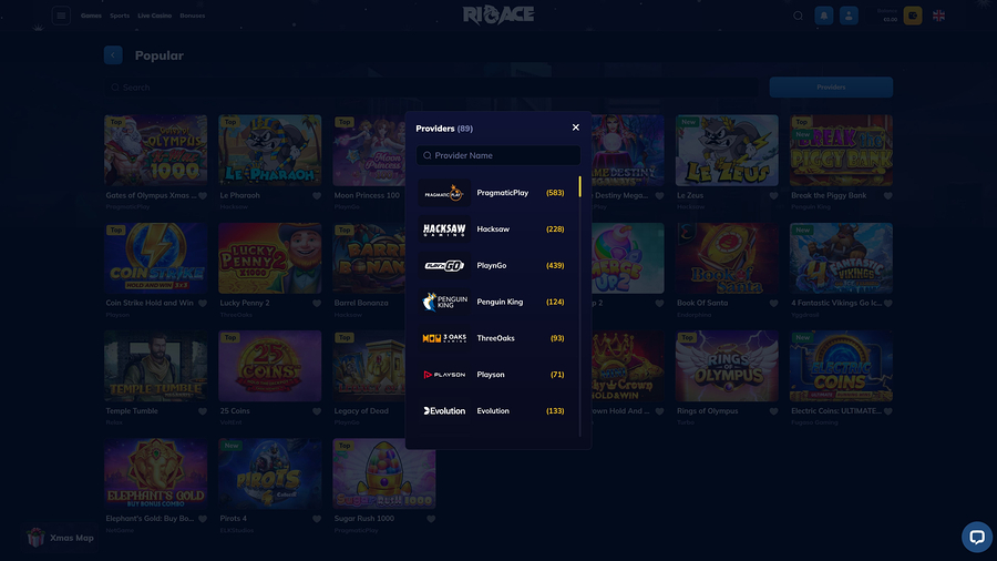 Rioace Casino Desktop Game Developers