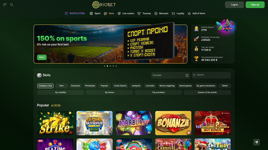 RioBet Casino Desktop Games