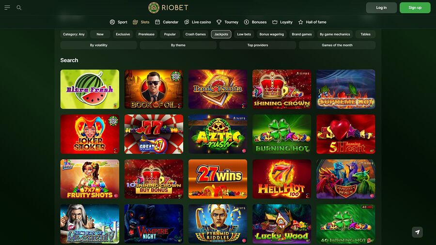 Casino RioBet: Jackpot de escritorio