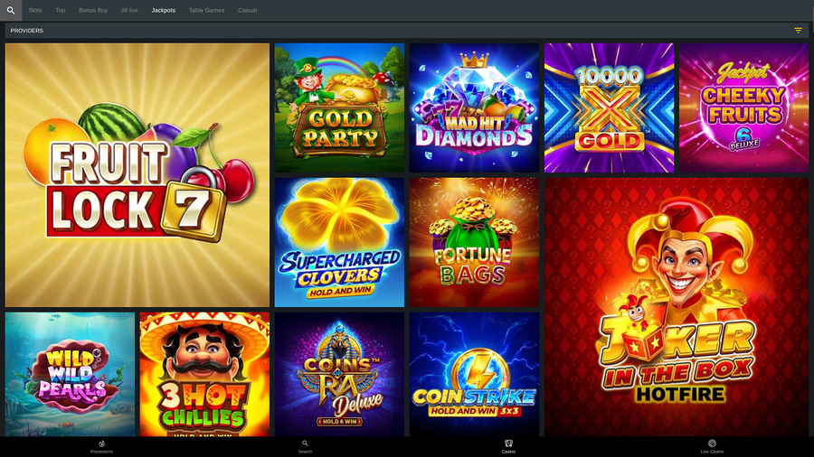 Robet247 Casino Desktop Jackpot