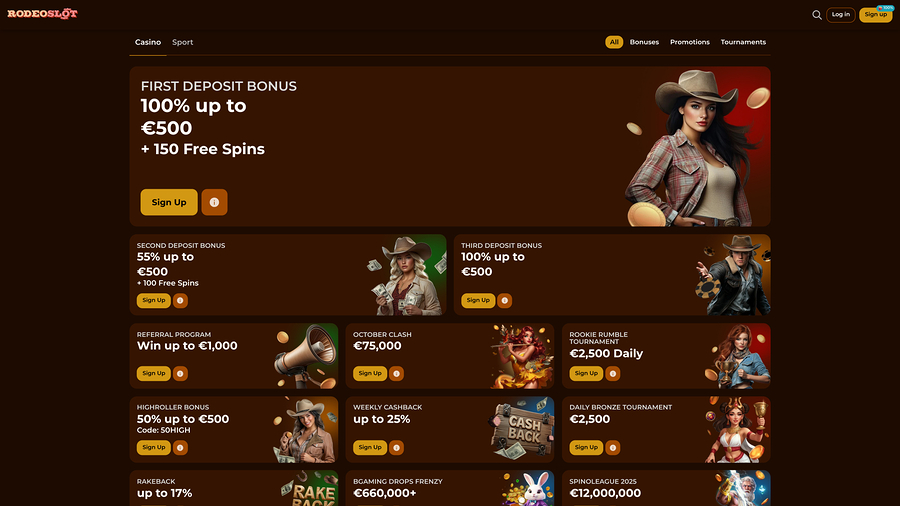 RodeoSlot Casino Promotions