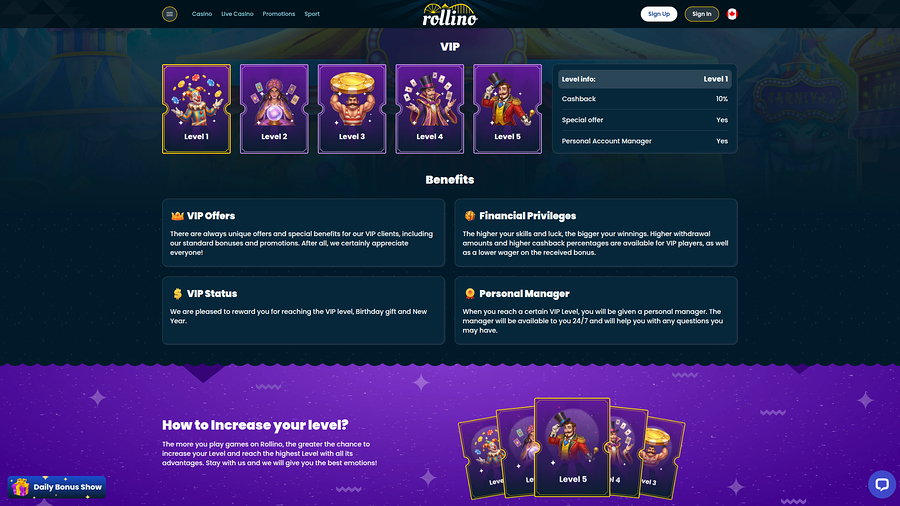 Rollino Desktop VIP Program