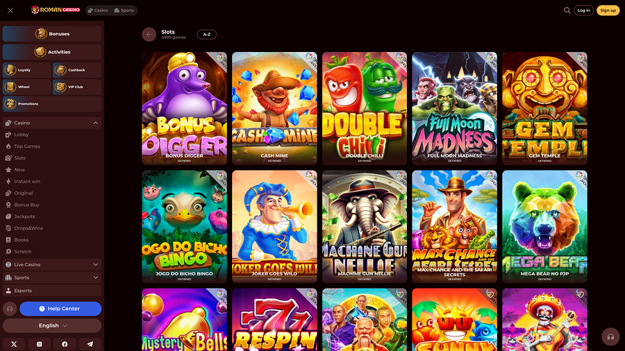 Roman Casino Desktop Games