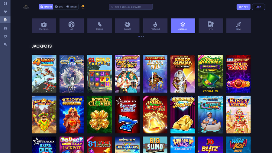 Royal House Casino Desktop Jackpot