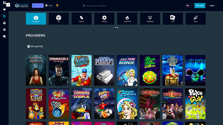 Royal Swipe Casino Desktop Game Developers