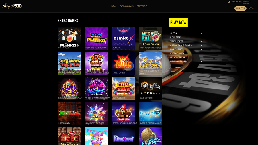 Royale500 Casino Desktop Casual Games