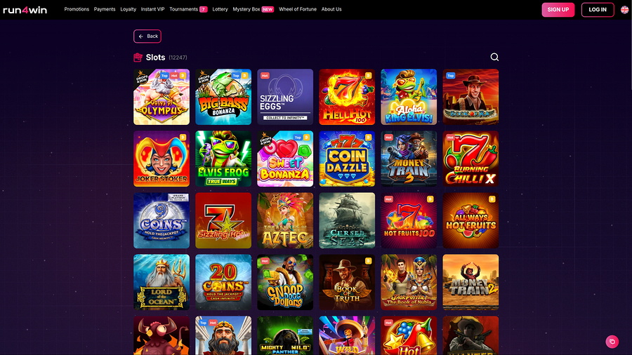 Run4Win Casino Desktop Games