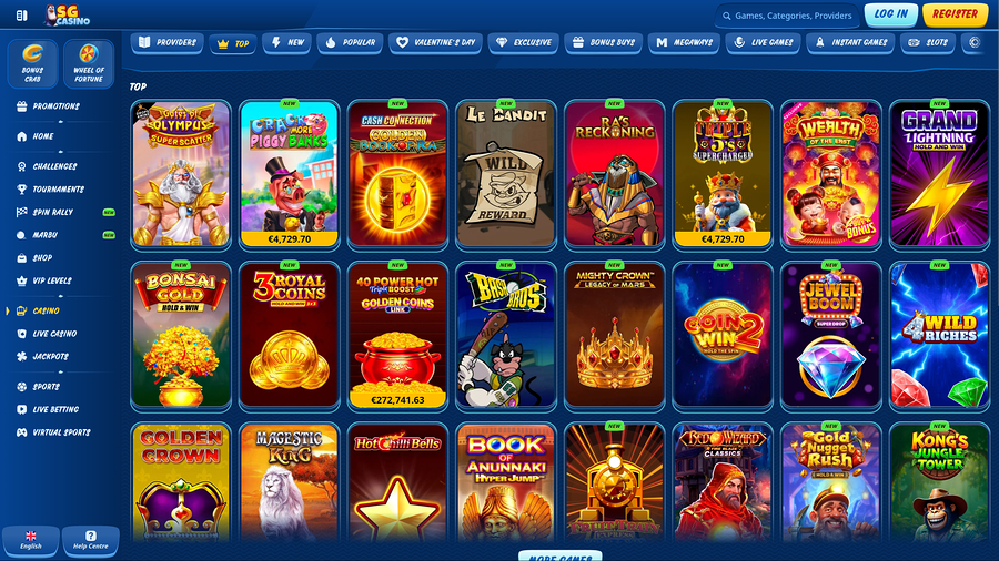 SG Casino Desktop Games