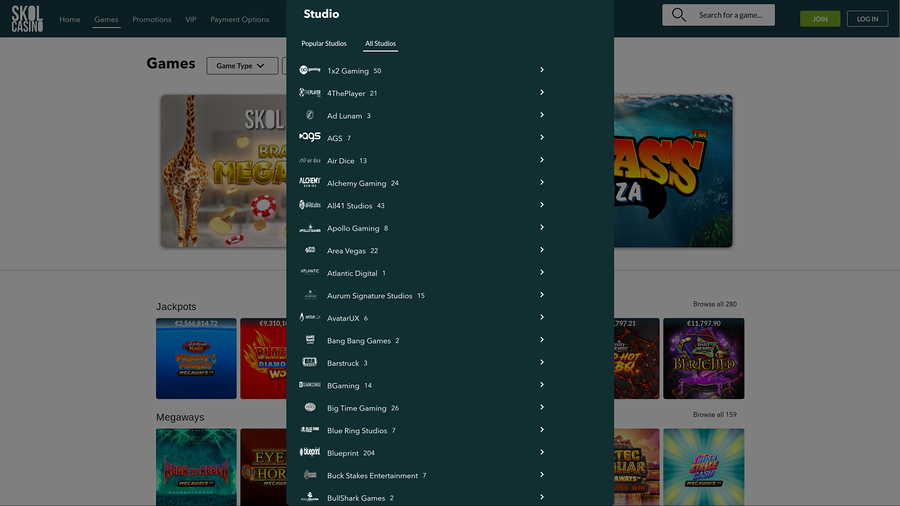 SkolCasino Desktop Game Developers