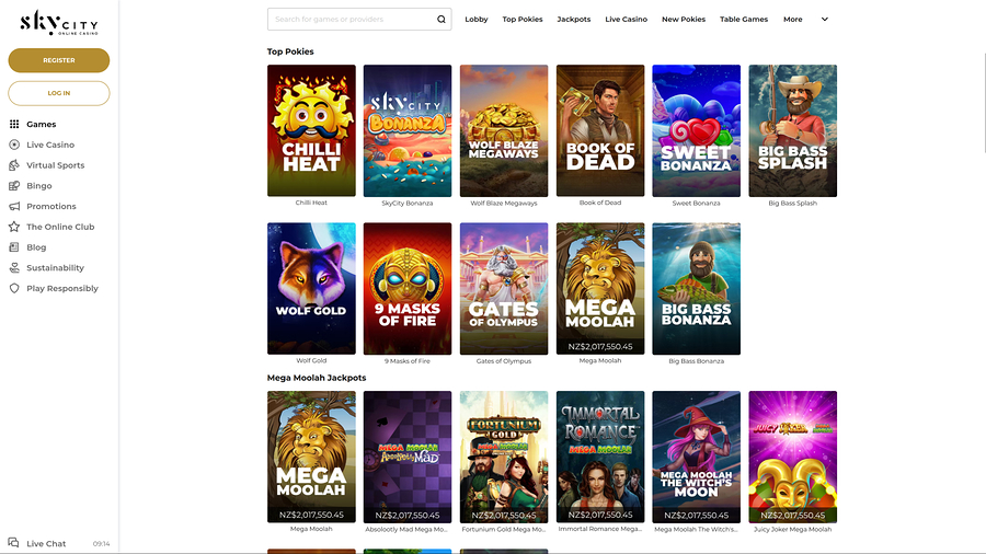 SkyCity Casino Desktop Games