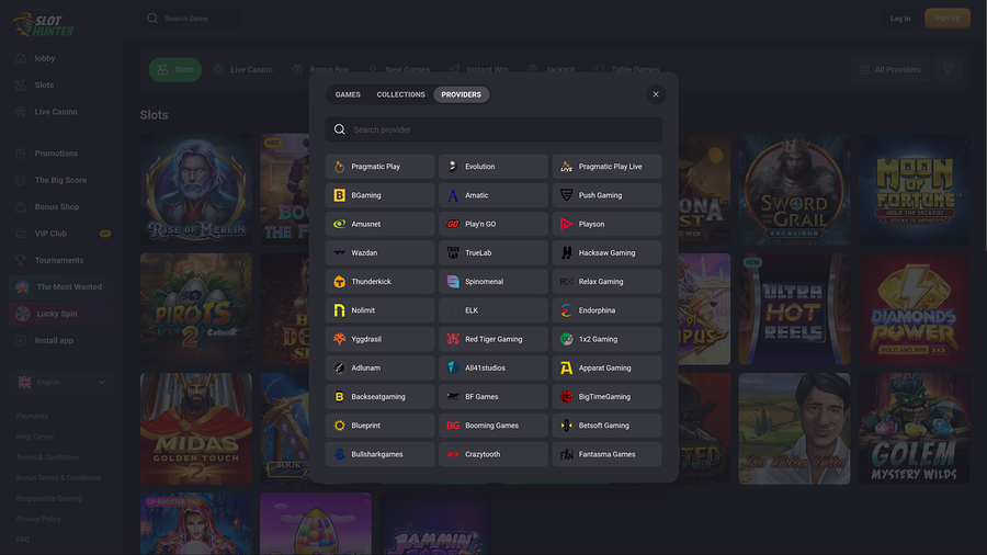 Slot Hunter Casino Desktop Game Developers